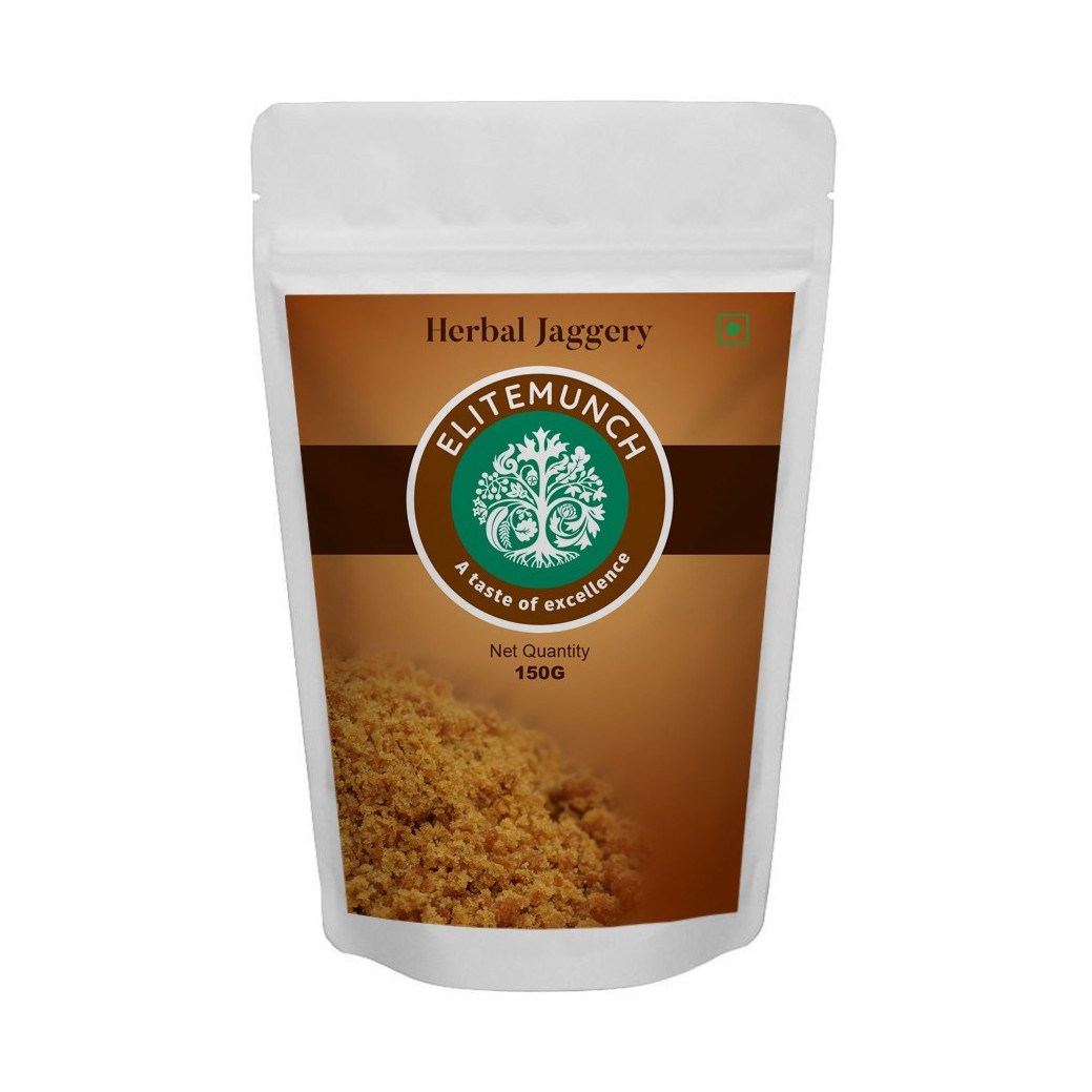 EliteMunch Herbal Jaggery Powder 152Gm - Natural Sweetener & Wellness