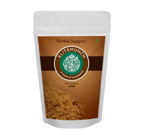 EliteMunch Herbal Jaggery Powder 152Gm - Natural Sweetener & Wellness